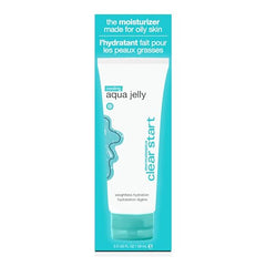 Dermalogica Clear Start Cooling Aqua Jelly swatch on hand demonstrates light hydration for oily skin