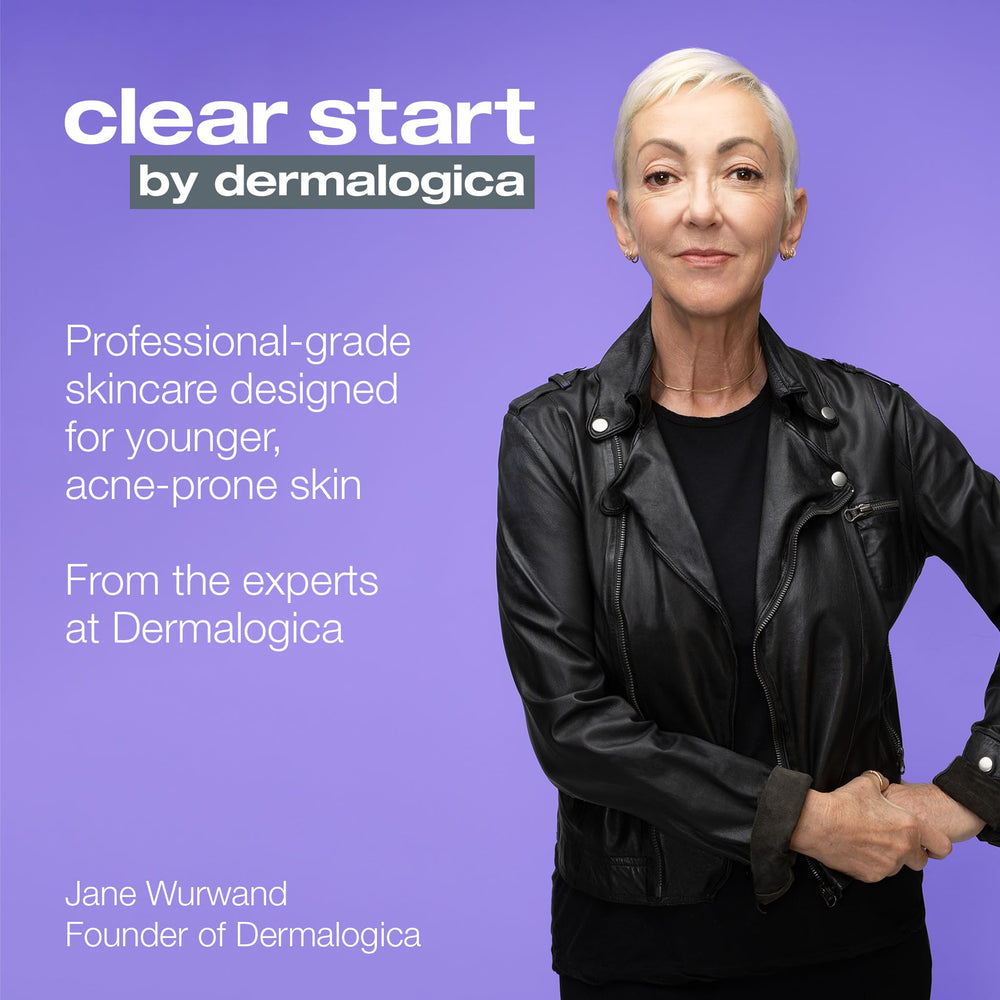 Dermalogica Clear Start daily-routine promotes fresh skin while washing away oil.
