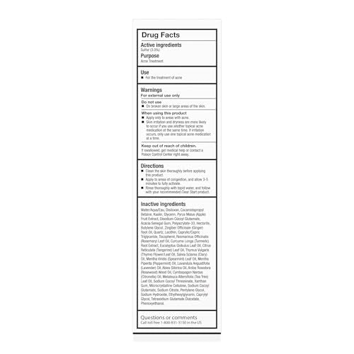 Dermalogica Clear Start fizz activation shows the fizzing action aiding pore cleansing.