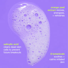 Dermalogica Clear Start pore-clearing foam targets clogged pores for clearer skin.