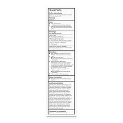 Vitamin C-rich formula label suggests antioxidant benefits for skin care.