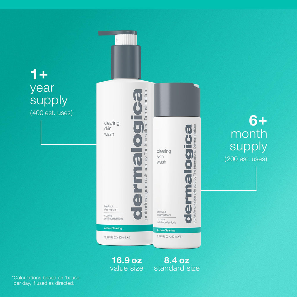 Dermalogica Clearing Skin Wash suited for acne-prone skin and aging concerns
