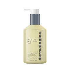 Dermalogica Conditioning Hand and Body Wash rich lather on skin during morning shower.