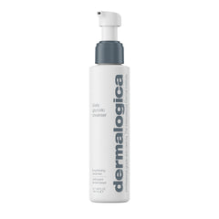 Dermalogica Daily Glycolic Cleanser bottle showing brightening formula for refreshed skin.