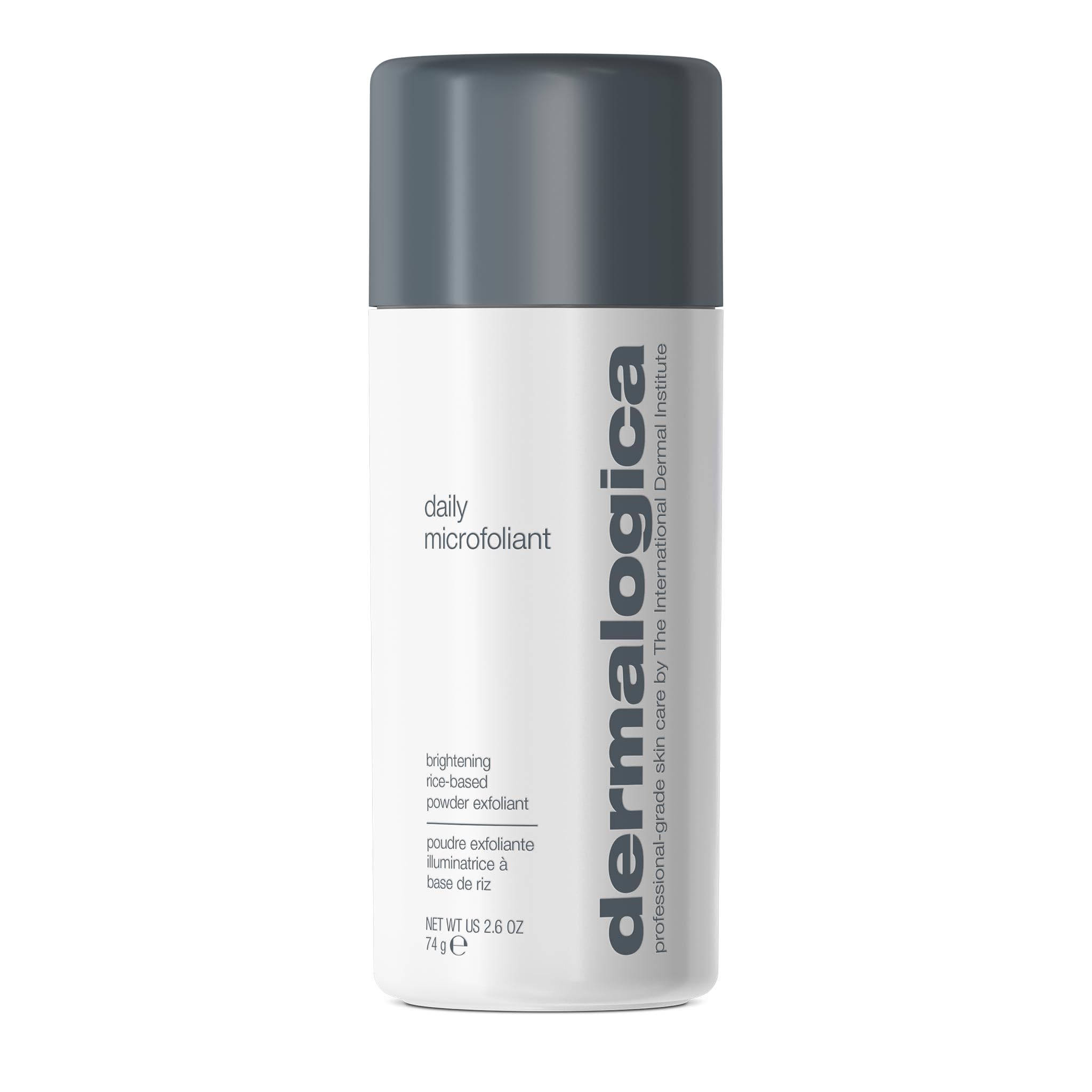 Dermalogica Daily Microfoliant bottle pour for gentle, daily exfoliation.