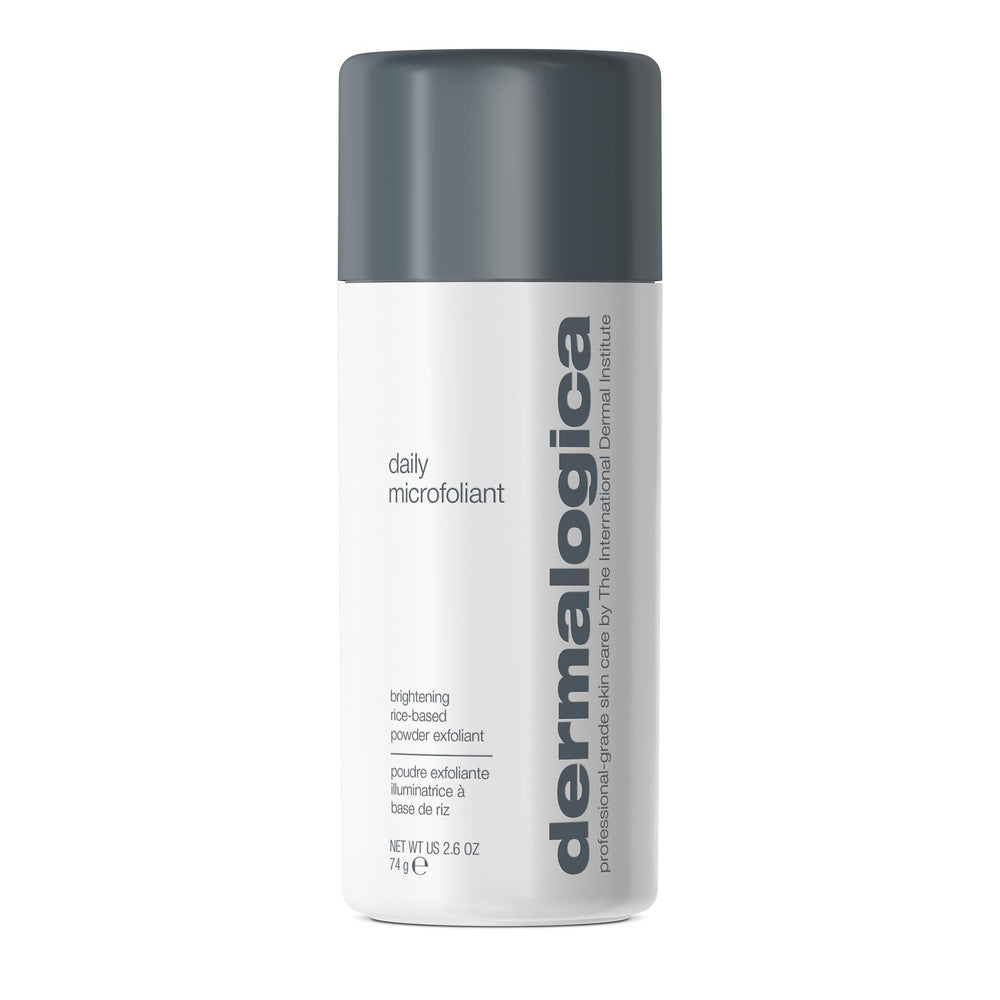 Dermalogica Daily Microfoliant bottle pour for gentle, daily exfoliation.