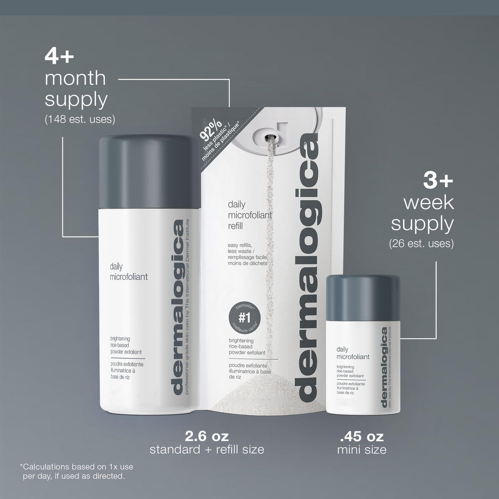 Dermalogica Daily Microfoliant lightweight formula designed for everyday use.
