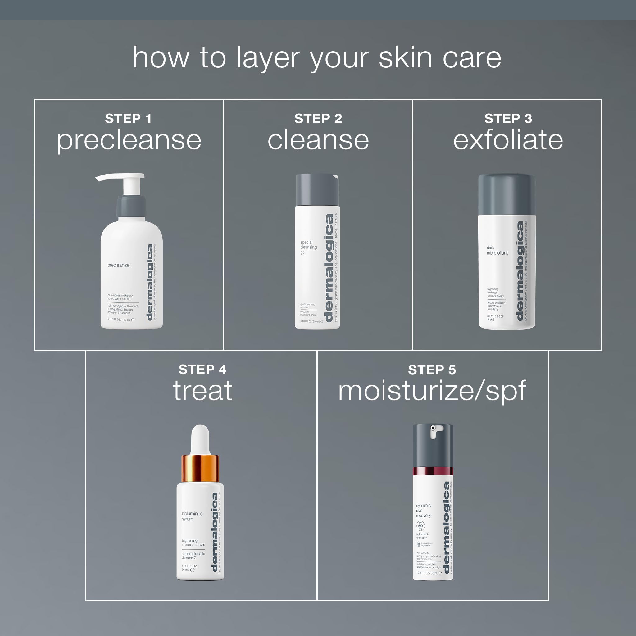 Prep step for makeup with Dermalogica Daily Microfoliant for smoother skin.