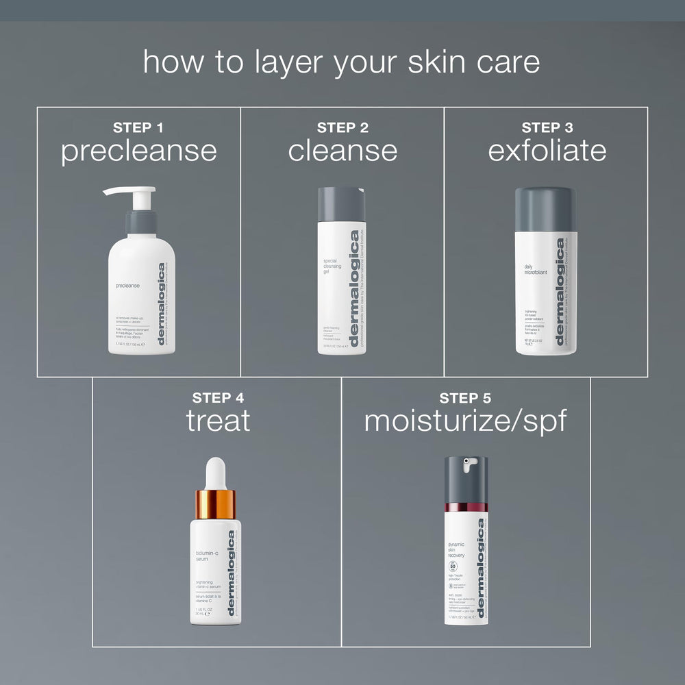 Dermalogica Daily Microfoliant powder-dispense forms a creamy paste for mild exfoliation.