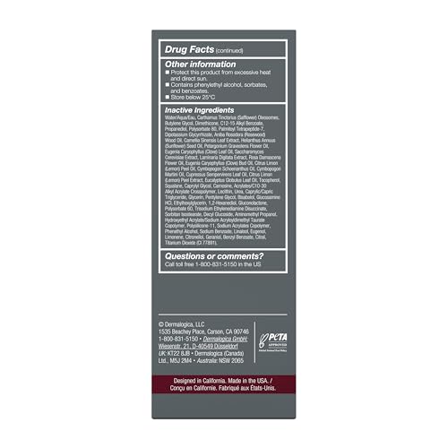 Dermalogica Dynamic Skin Recovery SPF50 applied on cheek showing lightweight finish.