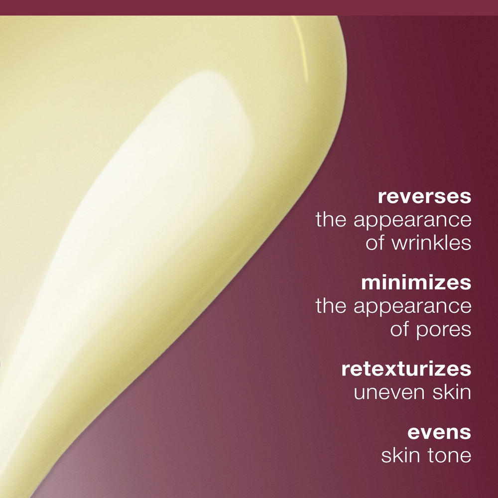 Dermalogica Dynamic Skin Retinol Serum texture swirl demonstrates lightweight hydration and texture refinement.