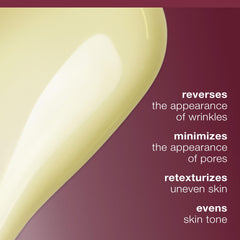 Dermalogica Dynamic Skin Retinol Serum texture swirl demonstrates lightweight hydration and texture refinement.