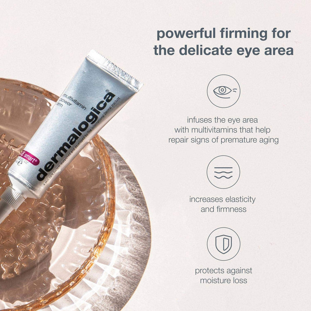 Red Seaweed Extract in Dermalogica eye cream supports protective formulation.