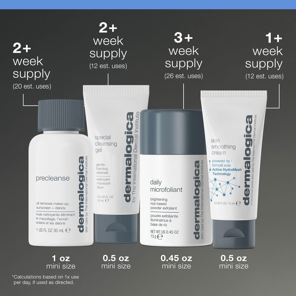 Dermalogica Glow close-up reveals potential radiant, healthy-looking skin texture.