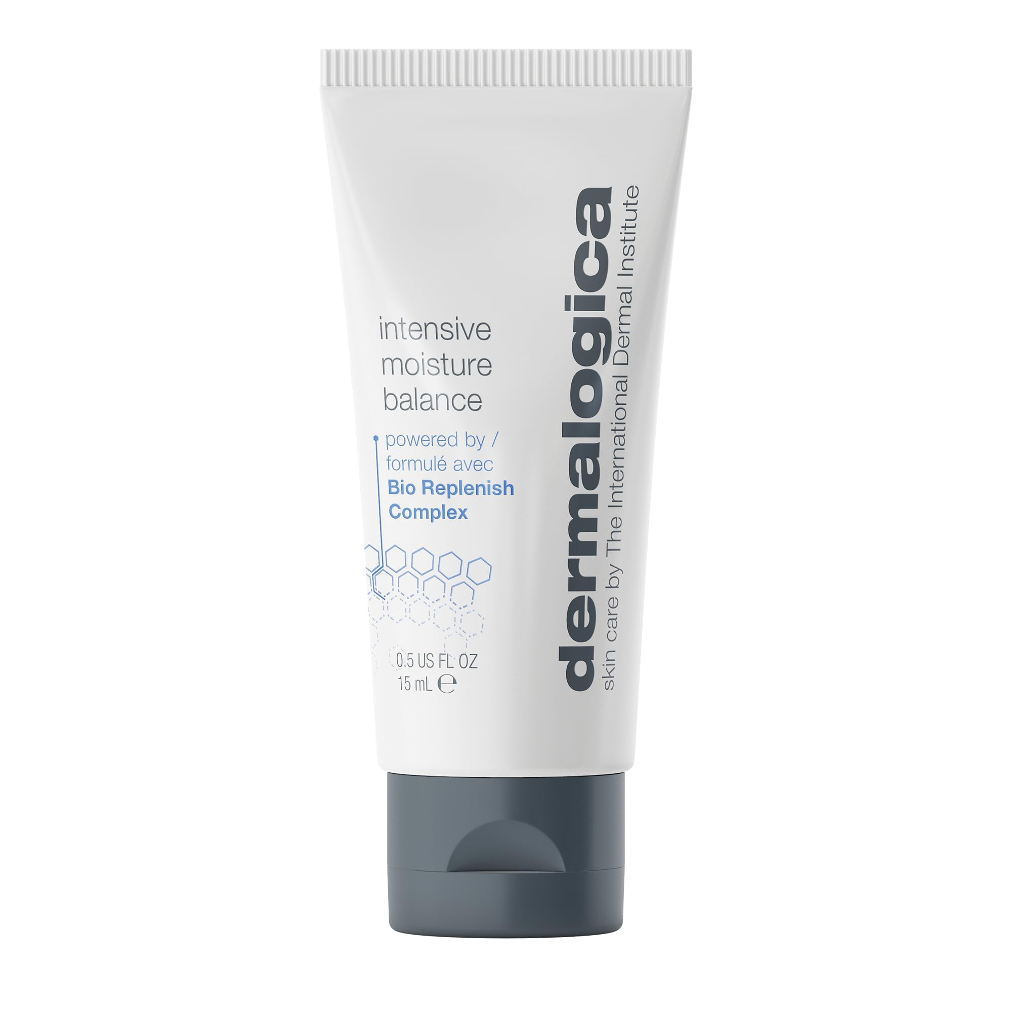 Dermalogica Intensive Moisture Balance bottle showing deep hydration for dry skin