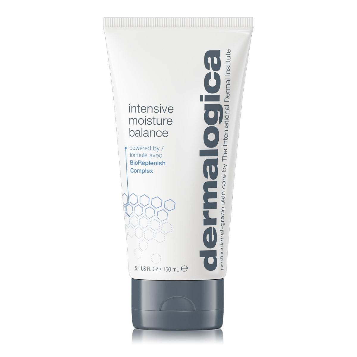 Dermalogica Intensive Moisture Balance jumbo jar close-up showing rich hydration for dry skin.