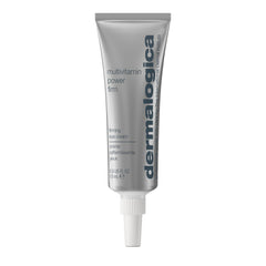 Dermalogica Multivitamin Power Firm Eye Cream bottle shows firming action around the eye.