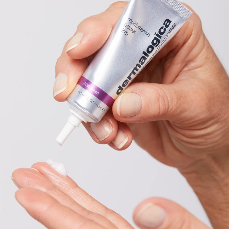 Protective silicones in Dermalogica Multivitamin Power Firm Eye Cream provide hydration.