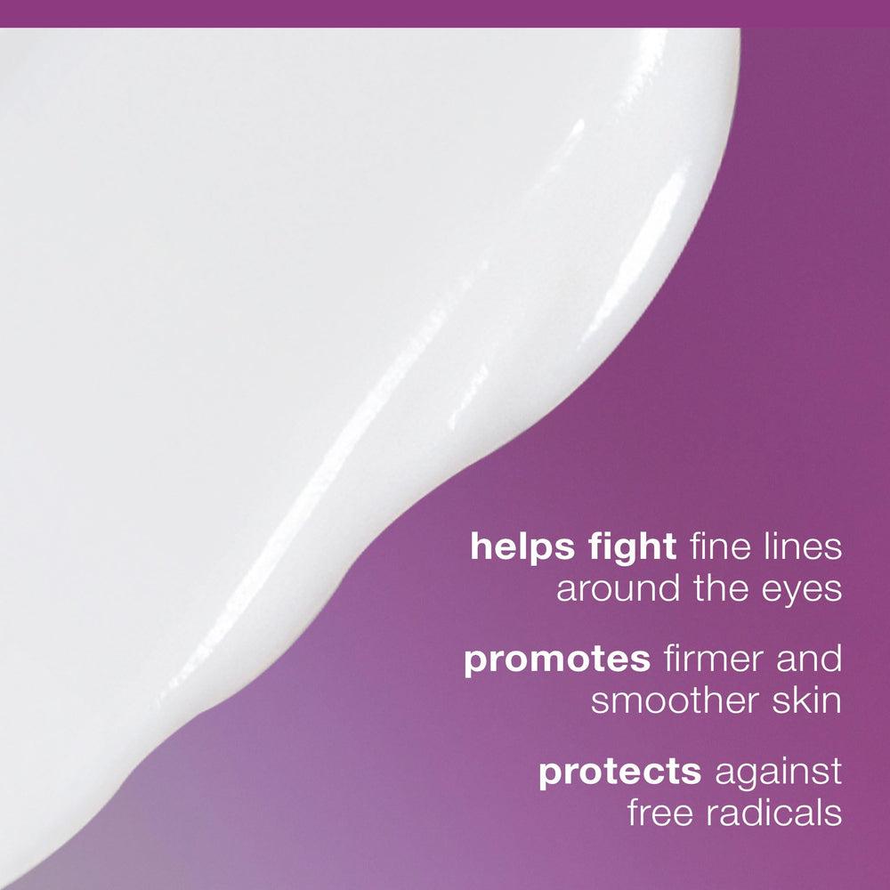 Swatch of Dermalogica Power Firm Eye Cream highlights smooth, lightweight texture.