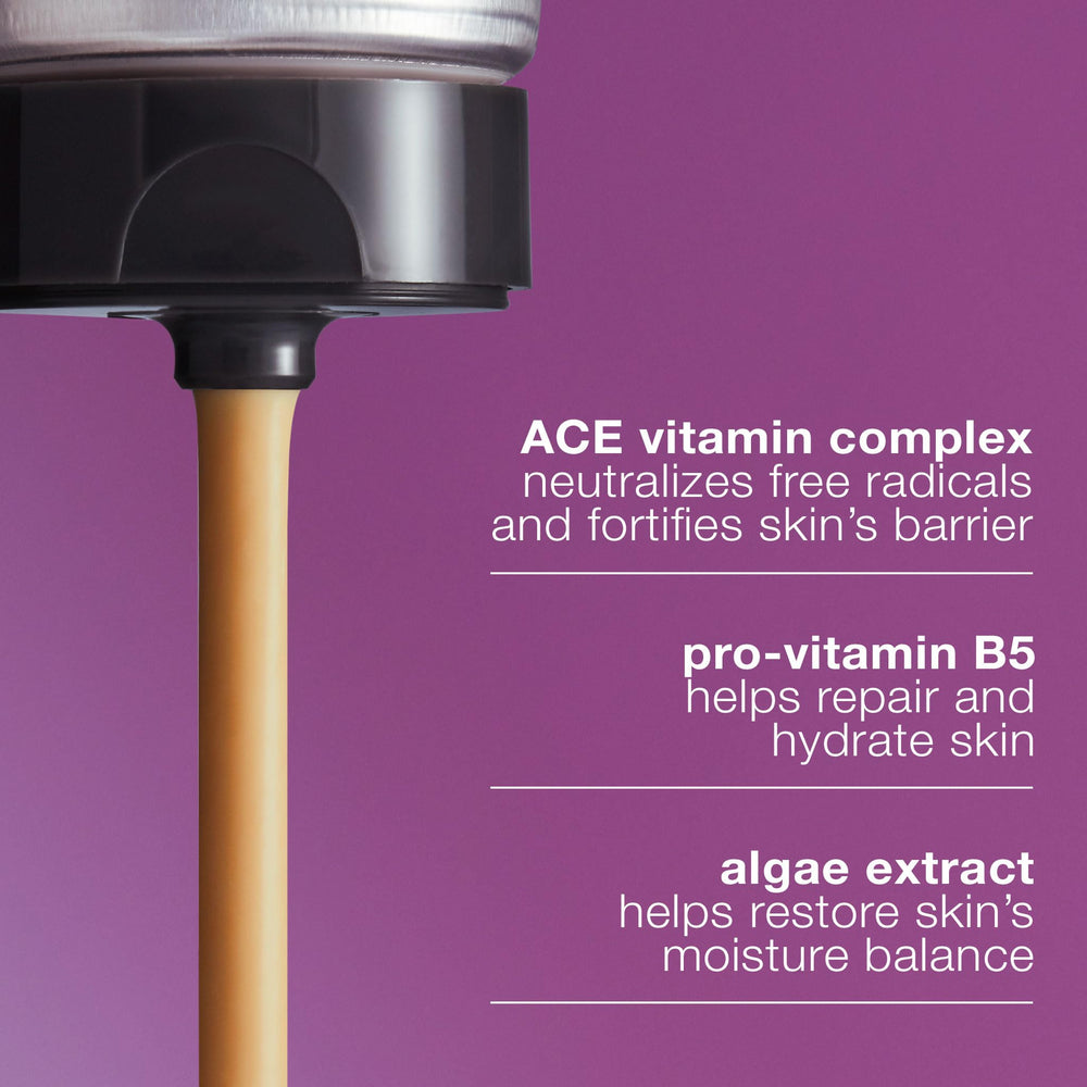 Licorice botanicals hint at soothing benefits in the Multivitamin Recovery Masque.