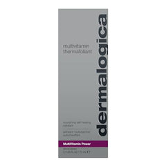 Dermalogica Multivitamin Thermafoliant tube close-up highlights compact 2.5 oz size