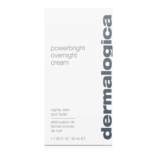 Dermalogica PowerBright Crema Nocturna, bote elegante para hidratación nocturna.