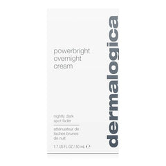 Dermalogica PowerBright Crema Nocturna, bote elegante para hidratación nocturna.