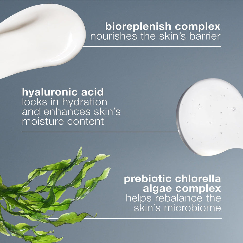 Dermalogica Intensive Moisture Balance with aloe and hyaluronic acid in action.