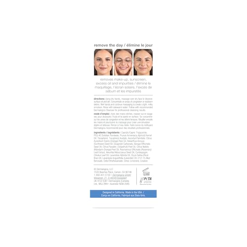 Dermalogica Precleanse applied on dry skin for easy massage to lift debris