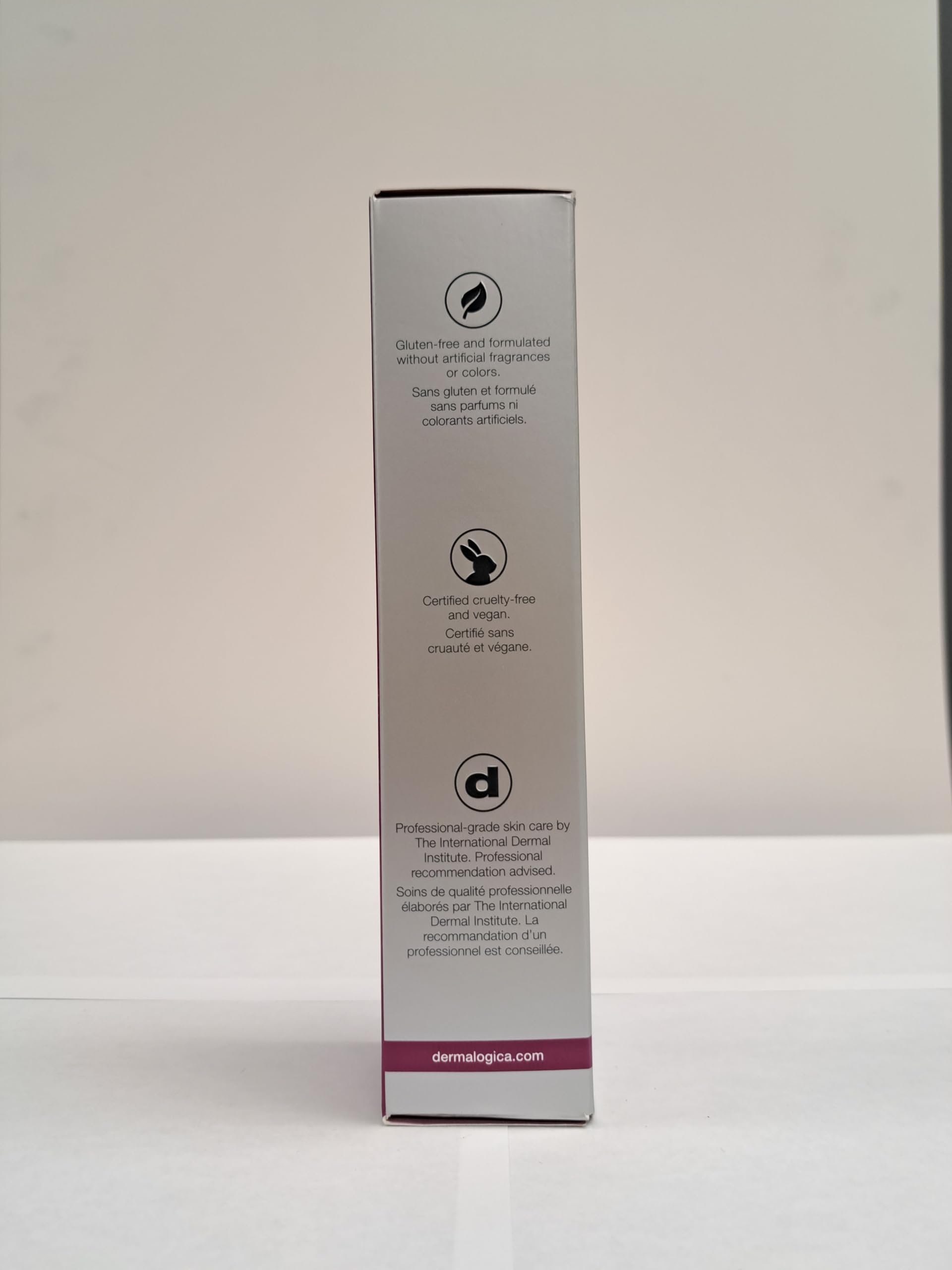Dermalogica Skin Resurfacing Cleanser application on hand demonstrates smooth texture removal.