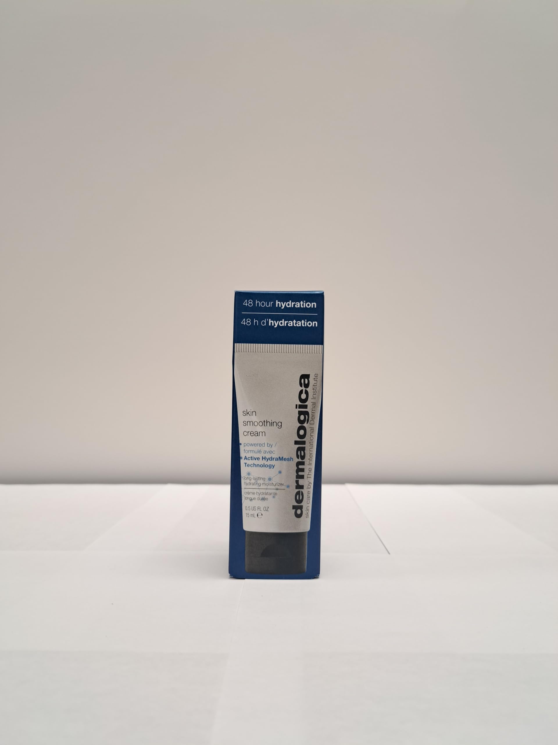 Dermalogica Skin Smoothing Cream being applied along jawline for hydration