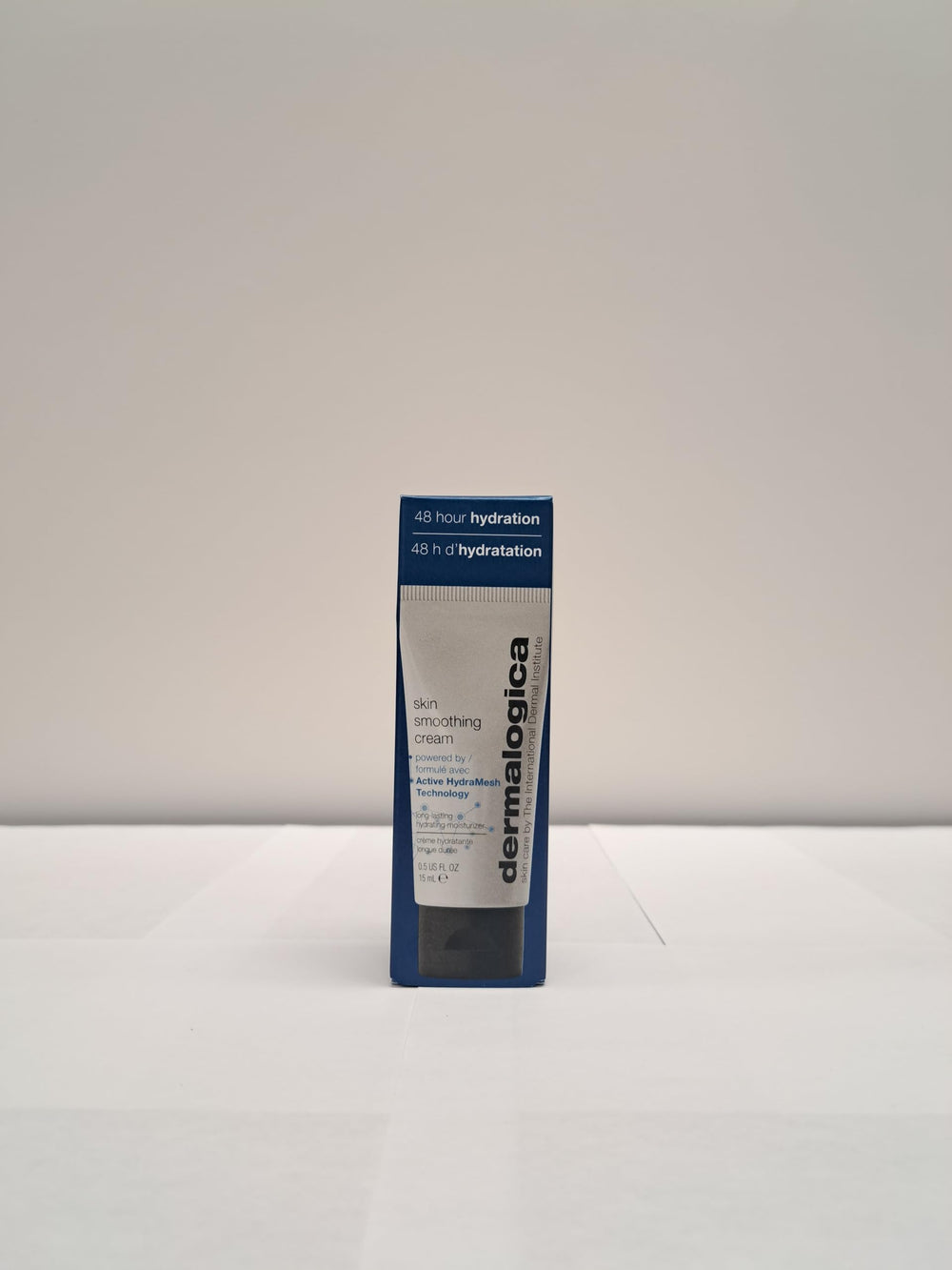 Dermalogica Skin Smoothing Cream being applied along jawline for hydration