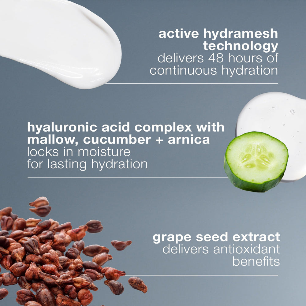 Dermalogica Skin Smoothing Cream with droplets conveying 48-hour hydration