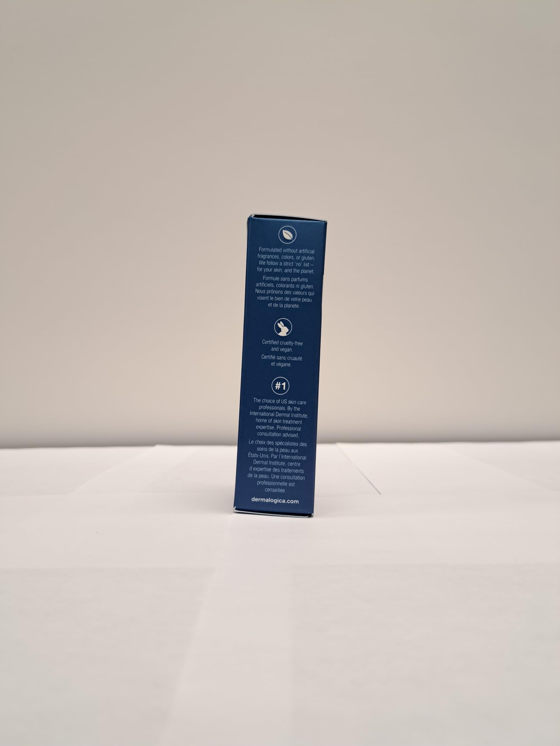 Dermalogica Skin Smoothing Cream packaging on display in clean setup