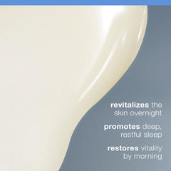 Dermalogica Sound Sleep Cocoon night cream application demonstrates smooth adherence and deep hydration.