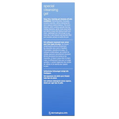 Close-up of Dermalogica Special Cleansing Gel bottle label showing calm formula