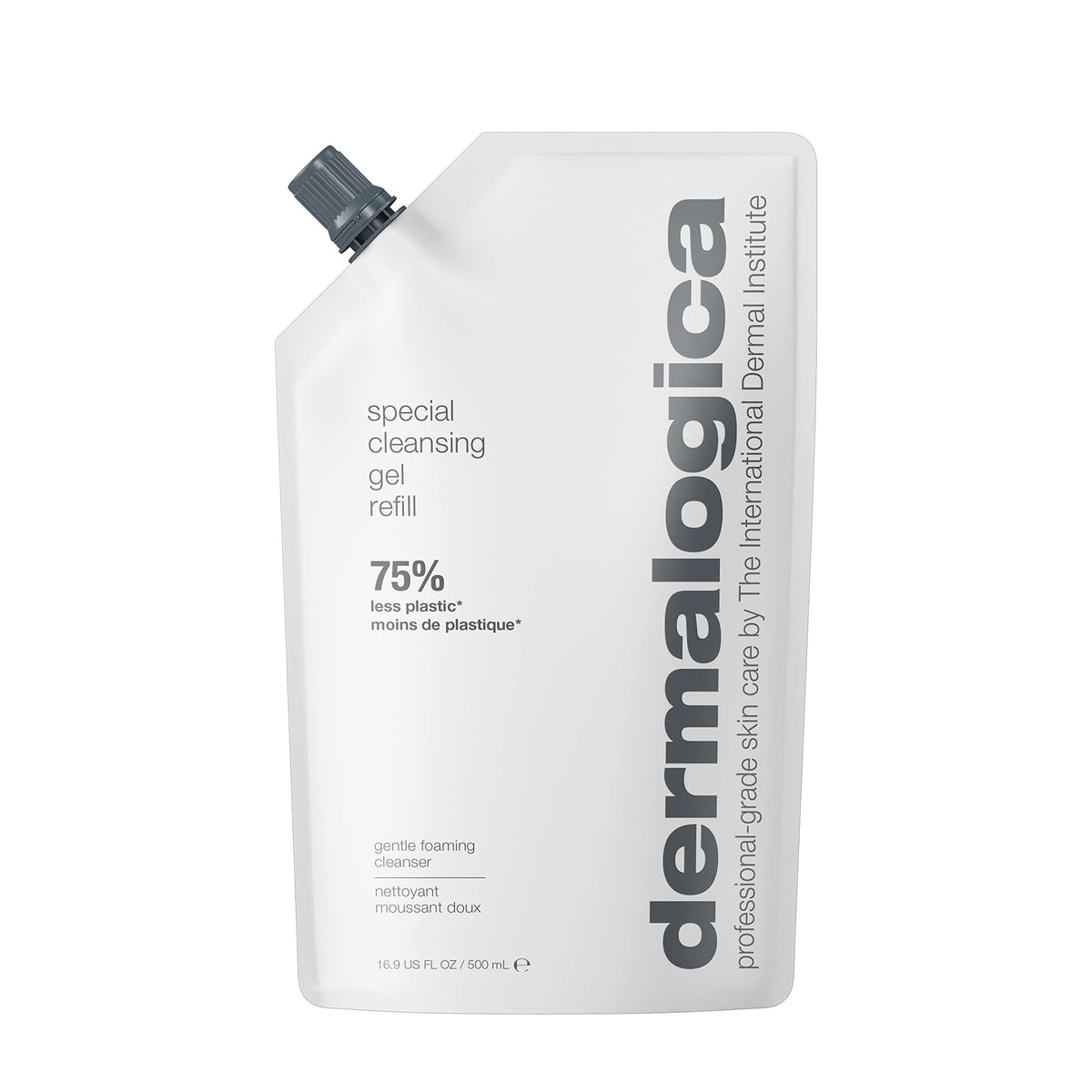 Dermalogica Special Cleansing Gel refill pack promotes waste reduction and easy routine