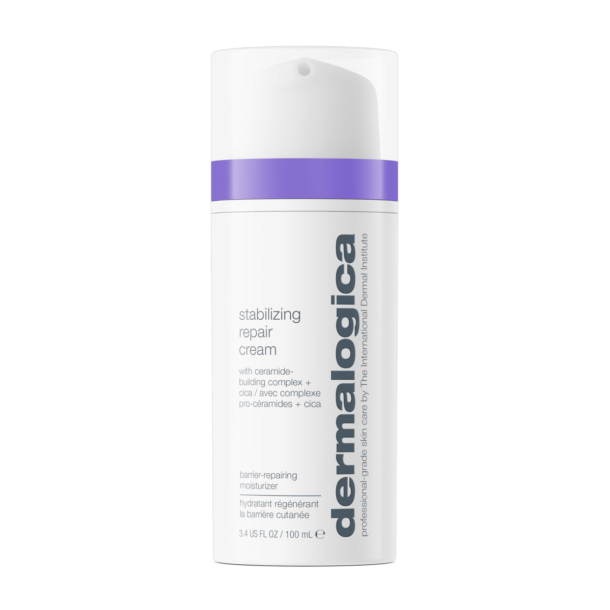 Dermalogica Stabilizing Repair Cream tube close-up for sensitive skin soothing