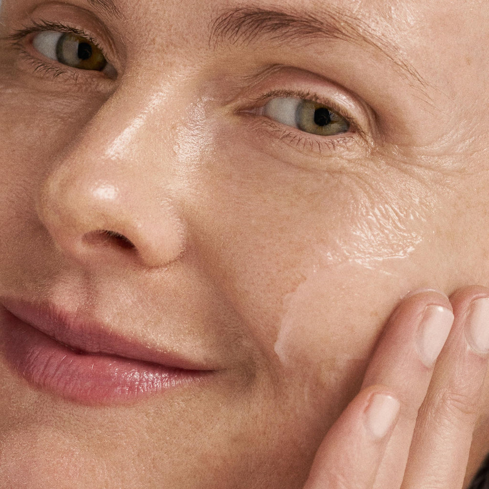Dermalogica Ultracalming Cleanser used around the eye area with gentle care