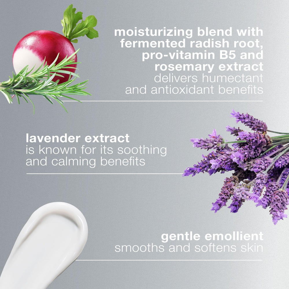 Dermalogica Ultracalming Cleanser applied to the face for a calm cleansing experience