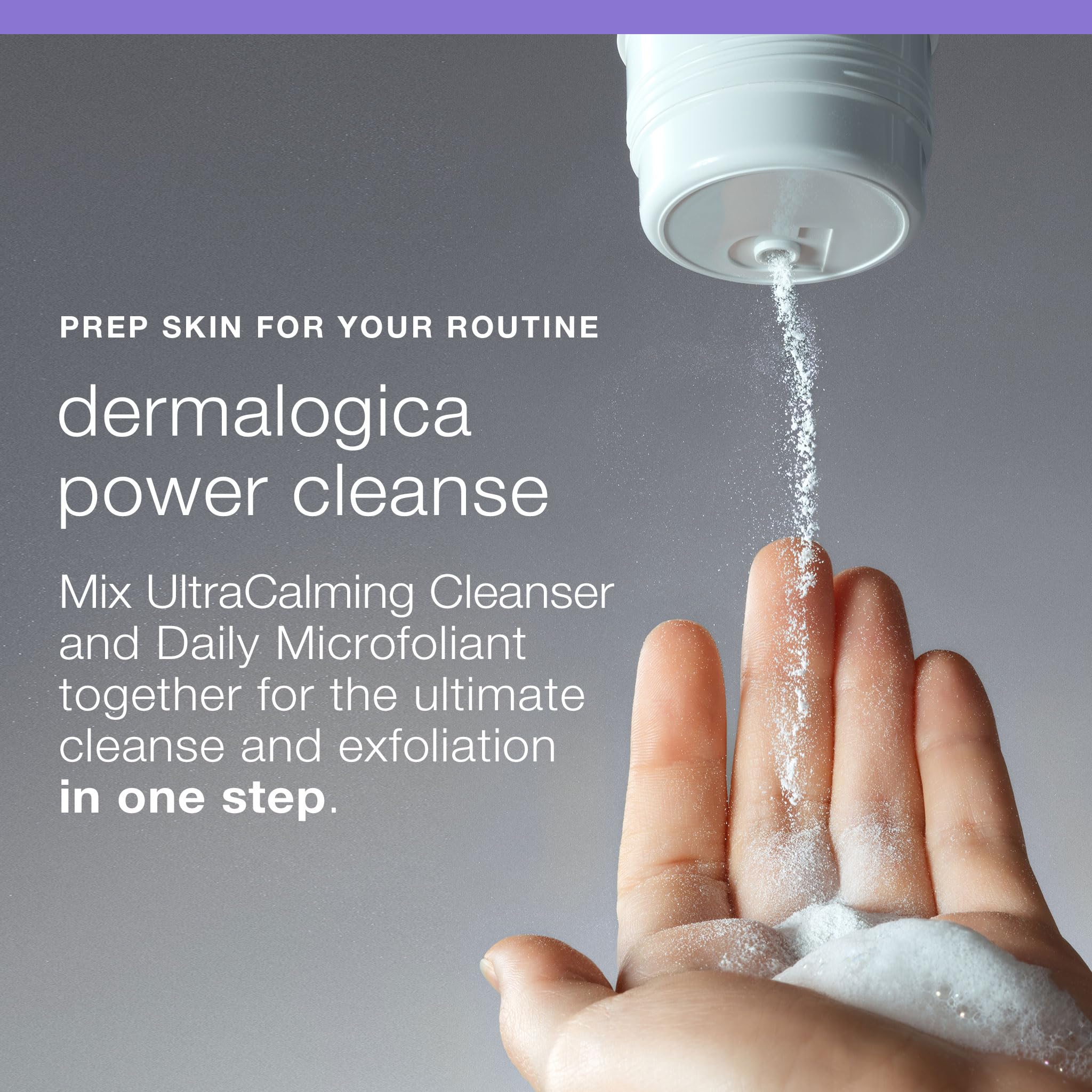 Dermalogica Ultracalming Cleanser ingredients pack displayed for calm formulation