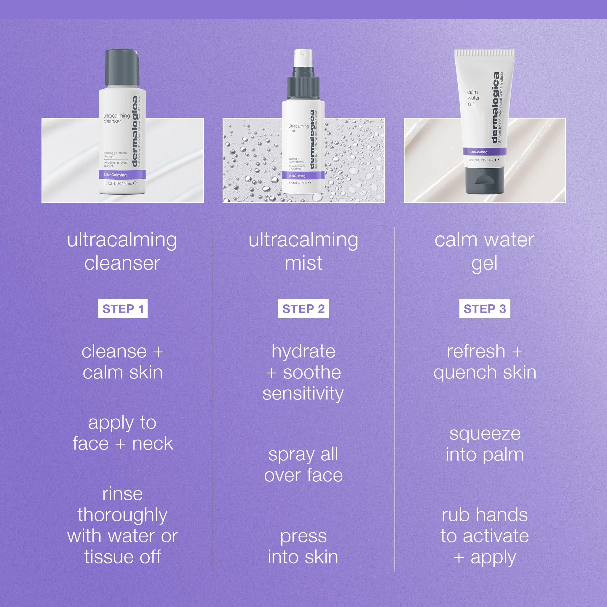 Dermalogica Ultracalming Gel moisturizes and supports the skin barrier