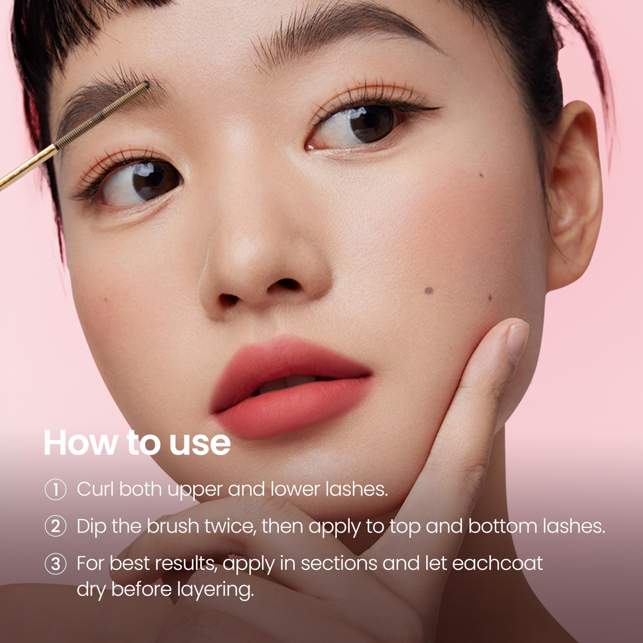 DERMALOGY Extra Slim formula delivers defined lashes with vegan-safe, clean application.