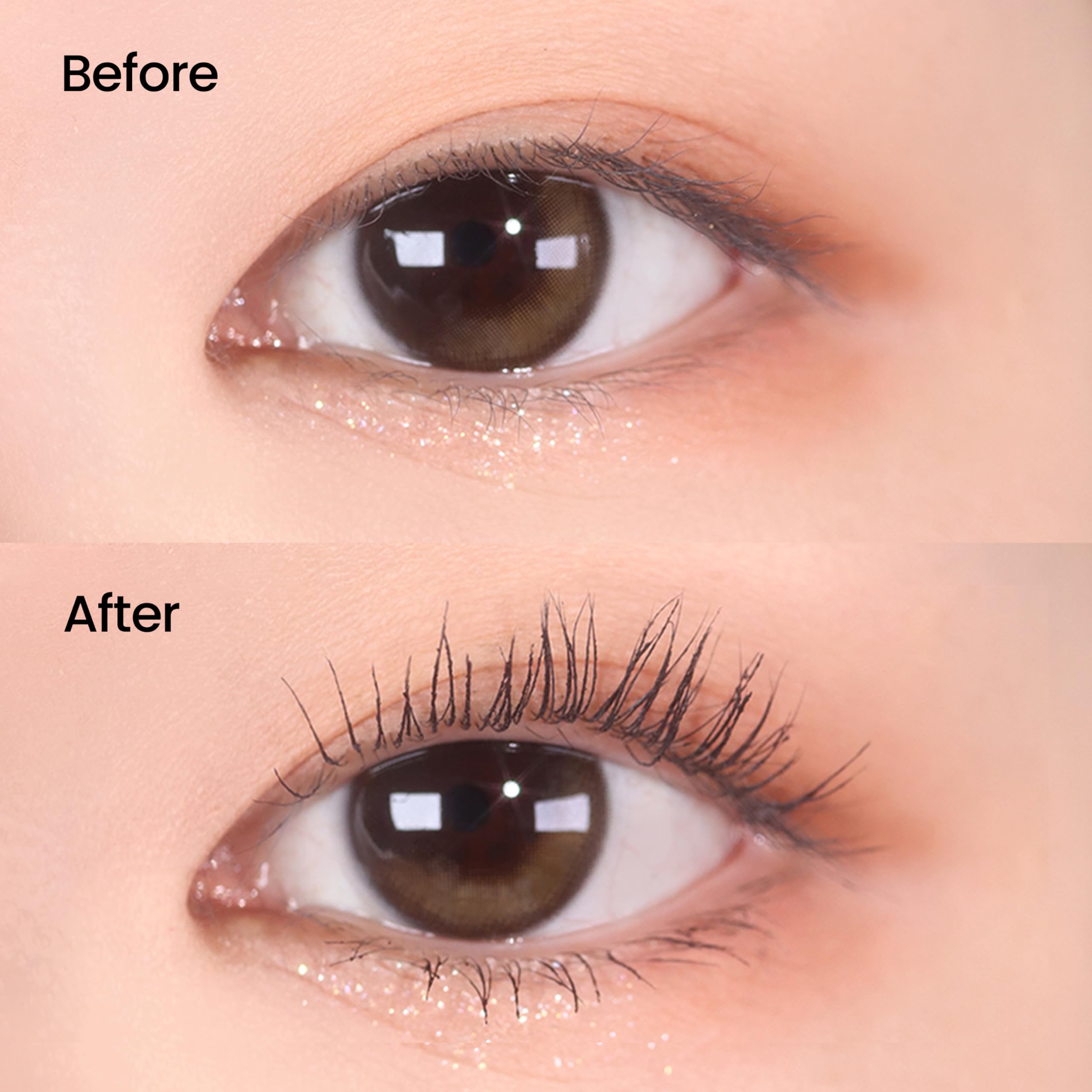 DERMALOGY Extra Slim mascara root reach highlights ability to reach every lash.