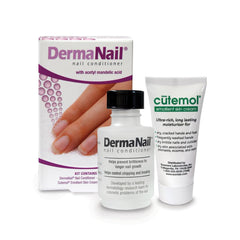 DermaNail nail strengthener bottle supports stronger nails and resilience.