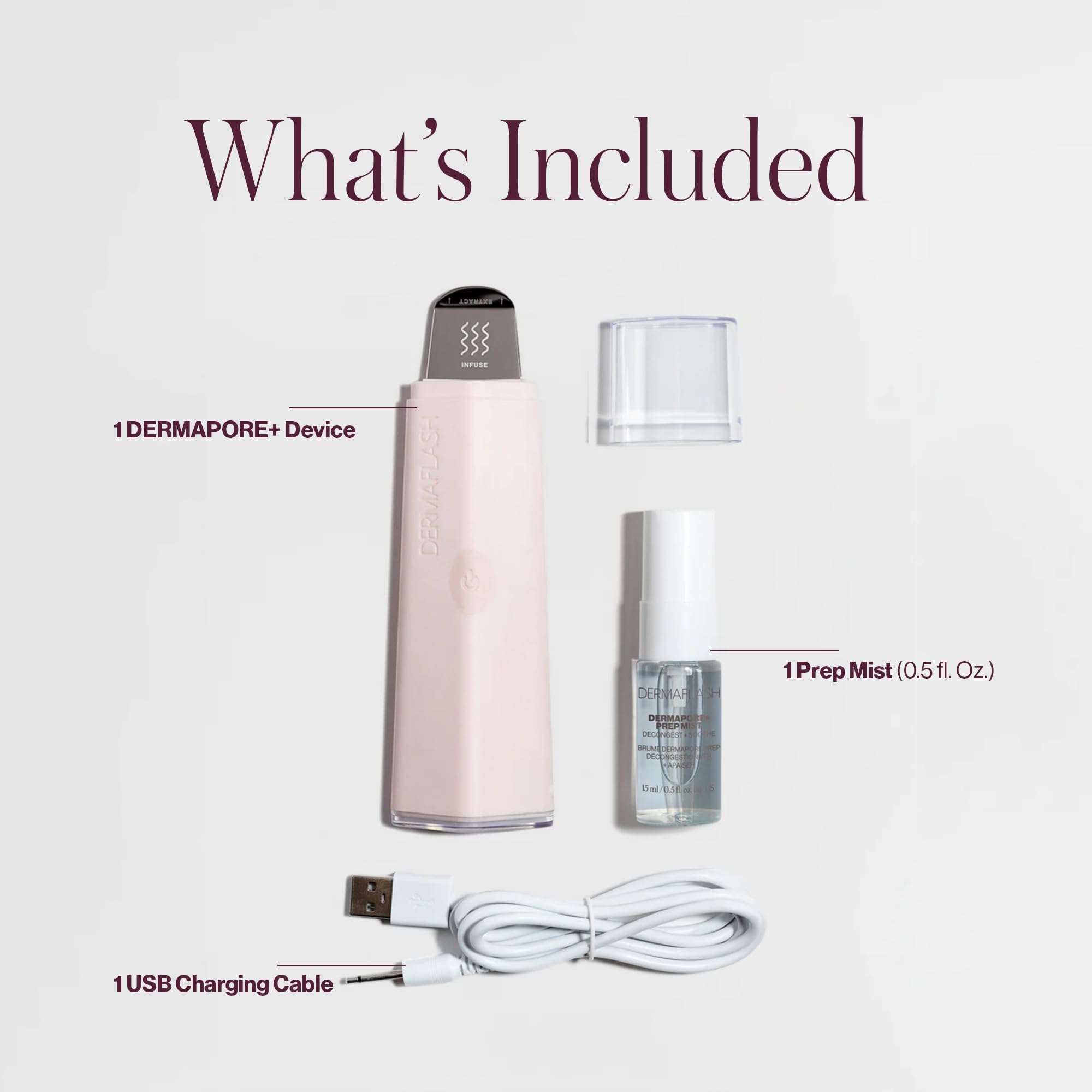 DERMAPORE+ Infuse Mode delivers a micro-massage for better active ingredient penetration