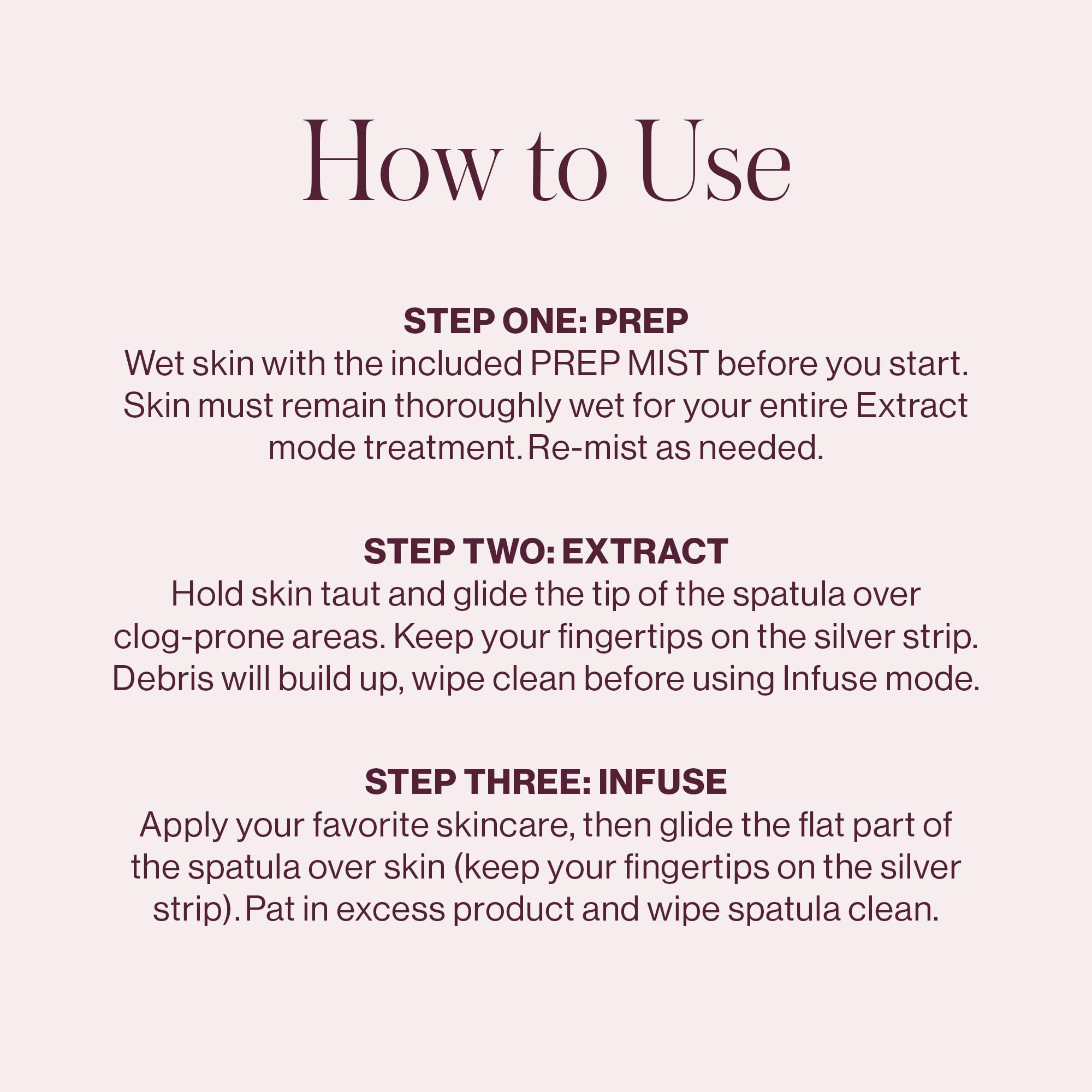 DERMAPORE+ USB charging cord included for convenient recharge