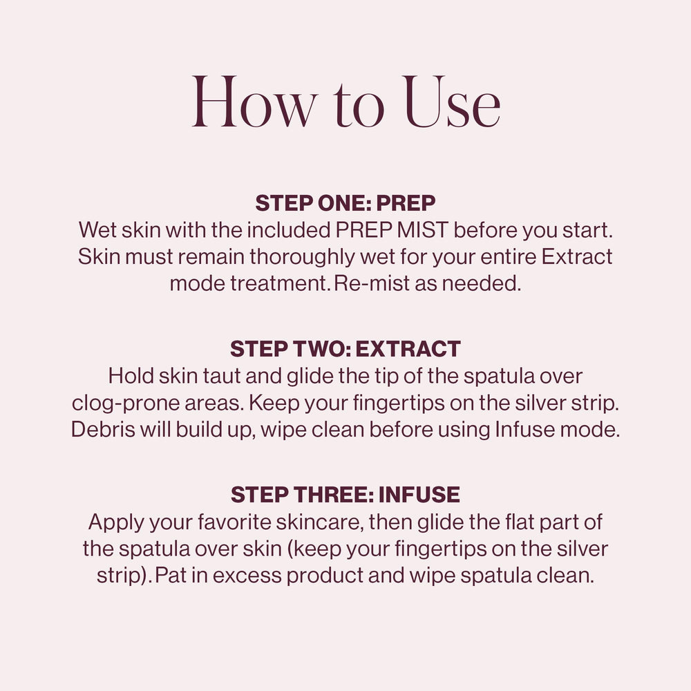 DERMAPORE+ USB charging cord included for convenient recharge