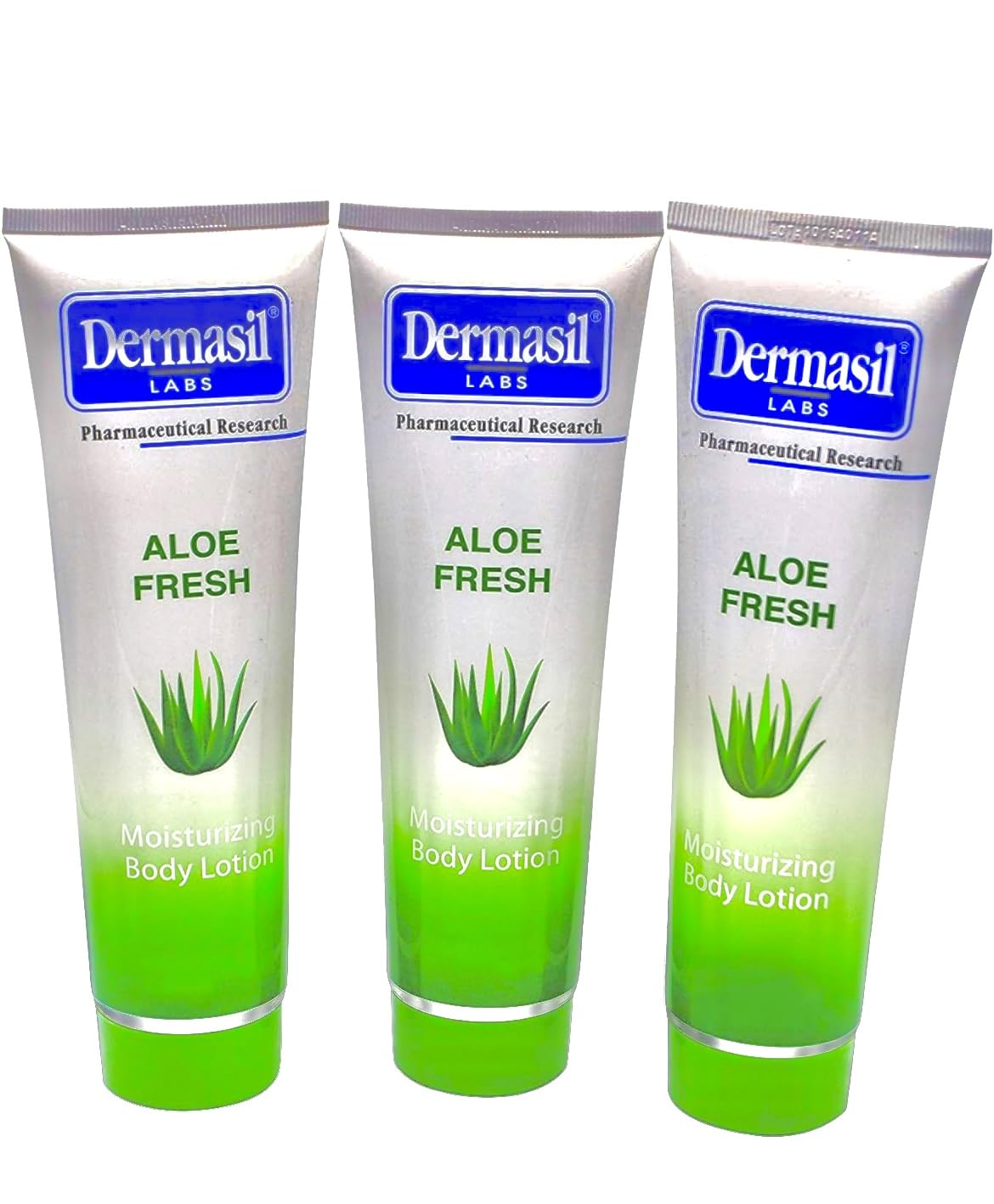 Dermasil Aloe Fresh textura crema suave, absorción rápida para piel cómoda.