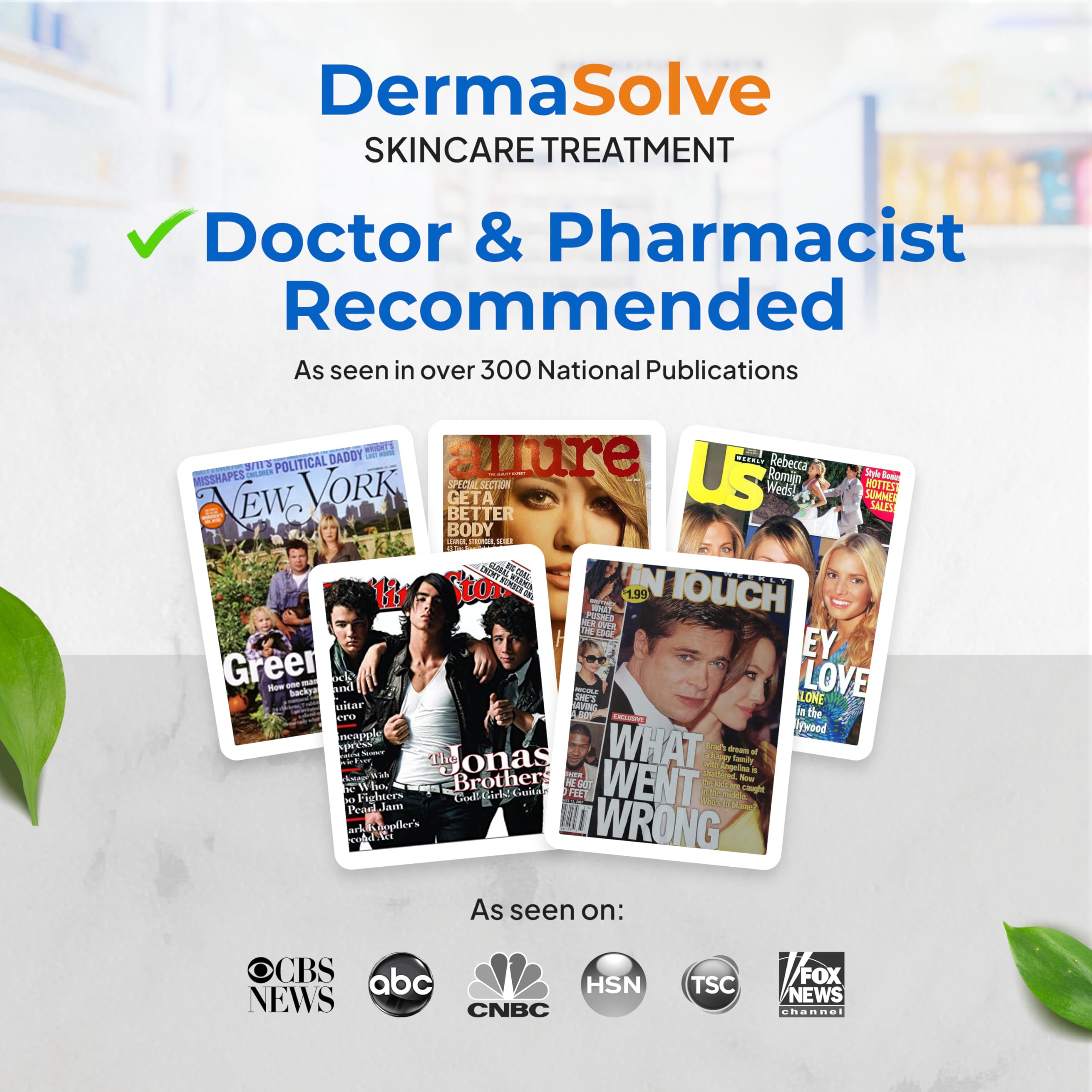 Apply Dermasolve oil to scalp for nourishment